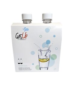 2 Bottiglie in PET da 1 litro Gas Up