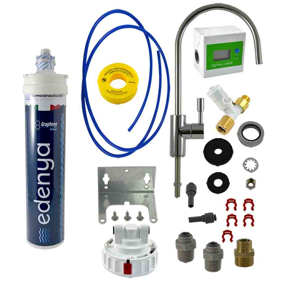 Kit Edenya Hi-Tech Graphene con Gasatore Sodastream Terra - immagine 3