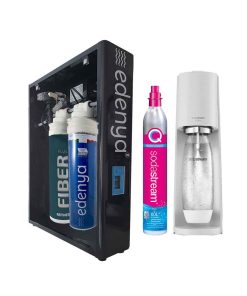 Sistema di microfiltrazione acqua ad 1 via Edenya Micro Plus e gasatore Sodastream Terra