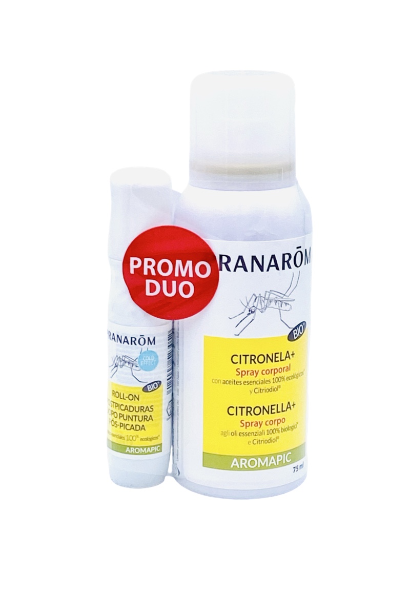 Aromapic Duo Spray Corpo 75 ml + Dopo Puntura 15 ml