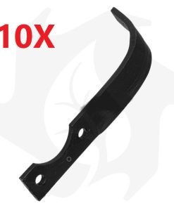 Zappetta curva sinistra per BCS 732 fresa 20 – Kit 10 pezzi